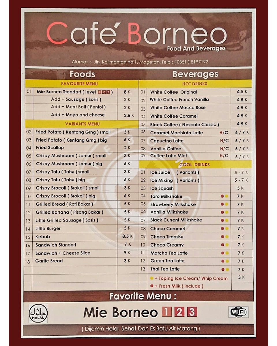 Cafe Borneo Magetan - 1