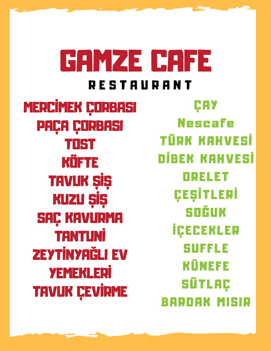 Gamze Cafe Restoran - 1