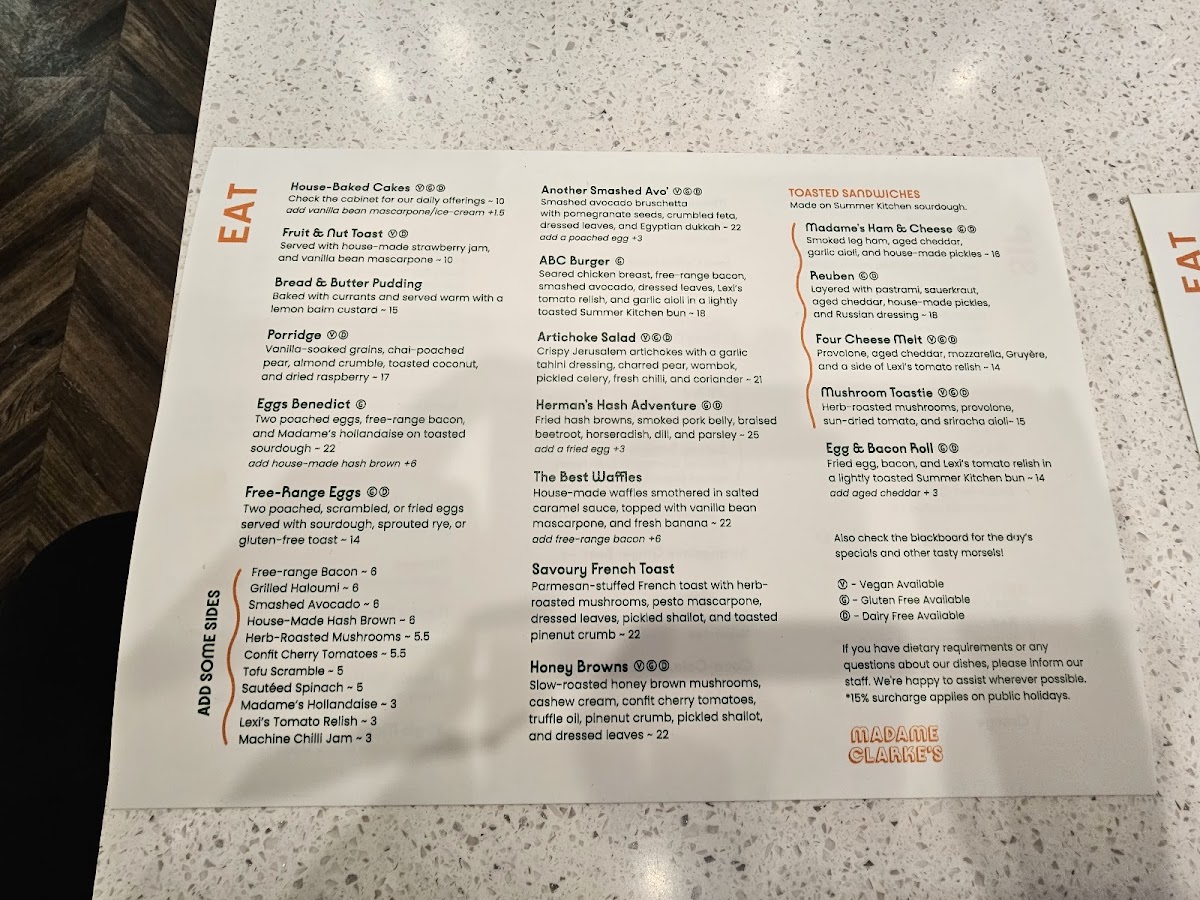 Madame Clarke’s - 1