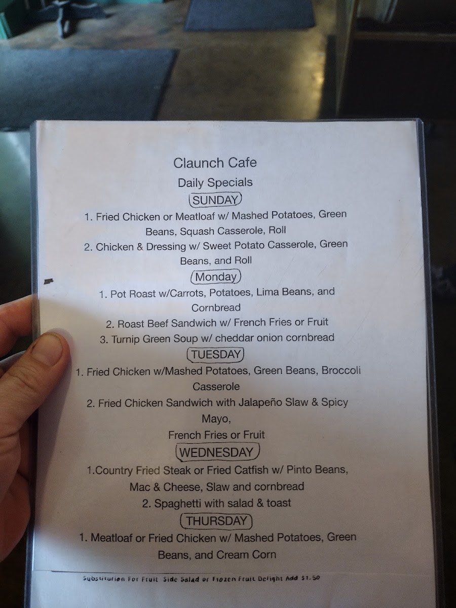 Claunch Café - 3