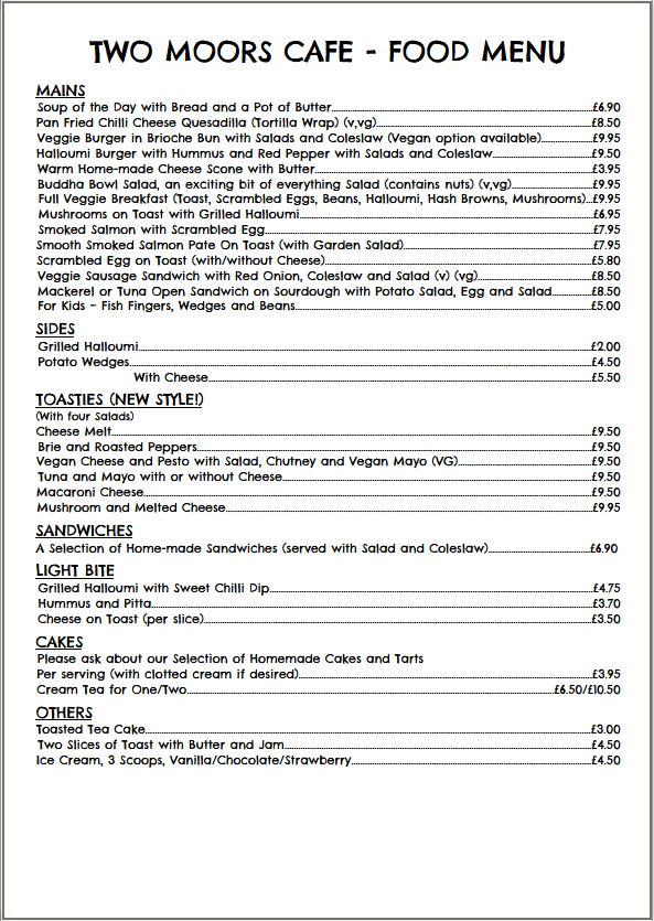 Two Moors Gallery Cafe. - 1