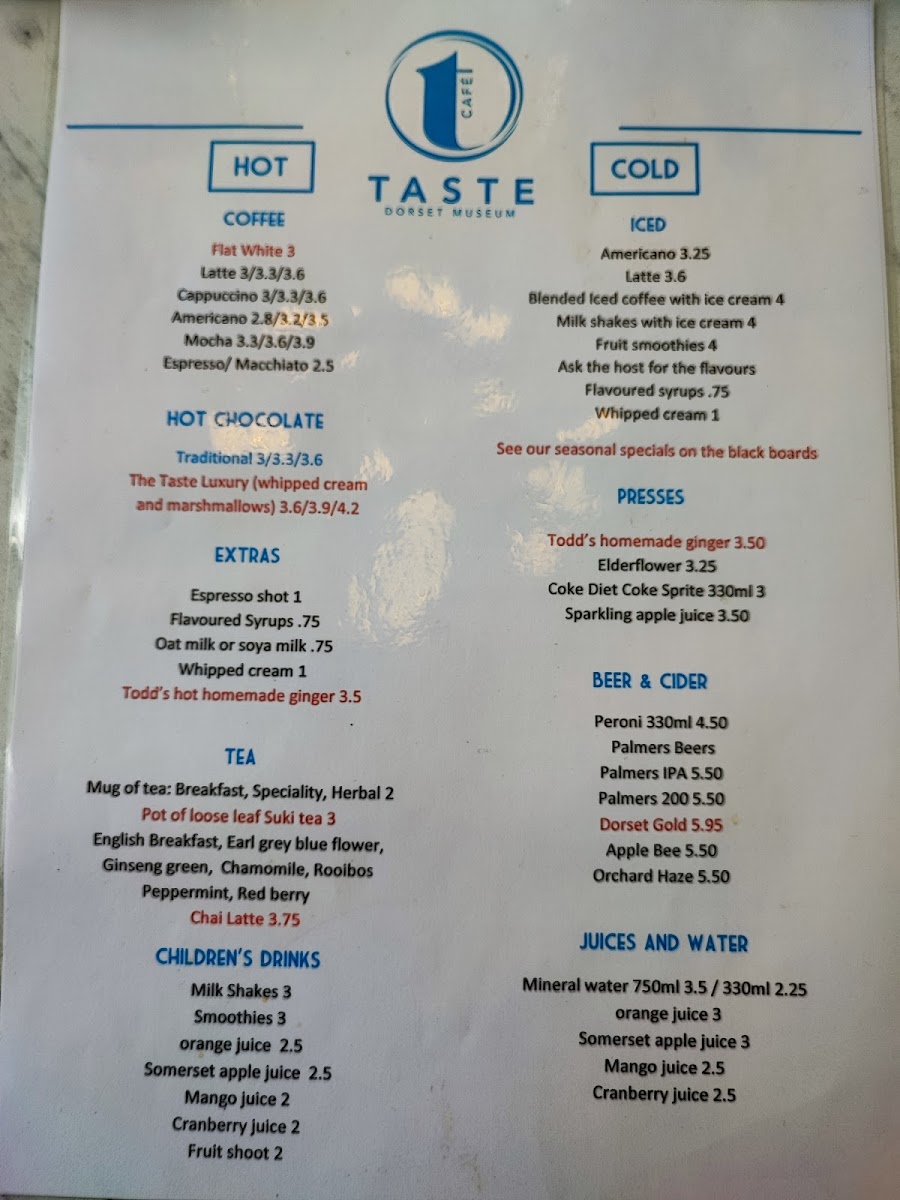 Taste Café at Dorset Museum - 1