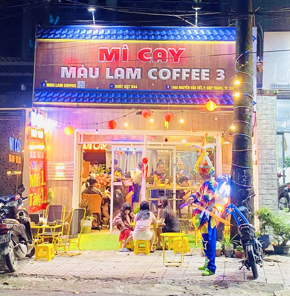 Màu Lam Coffee