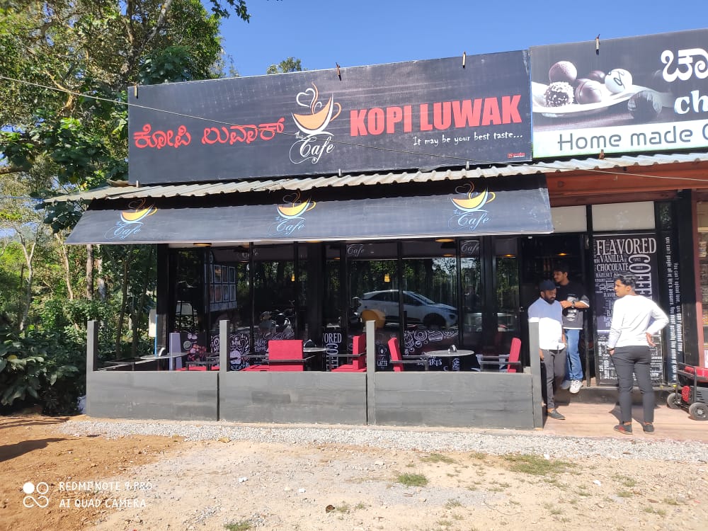 The cafe kopi luwak