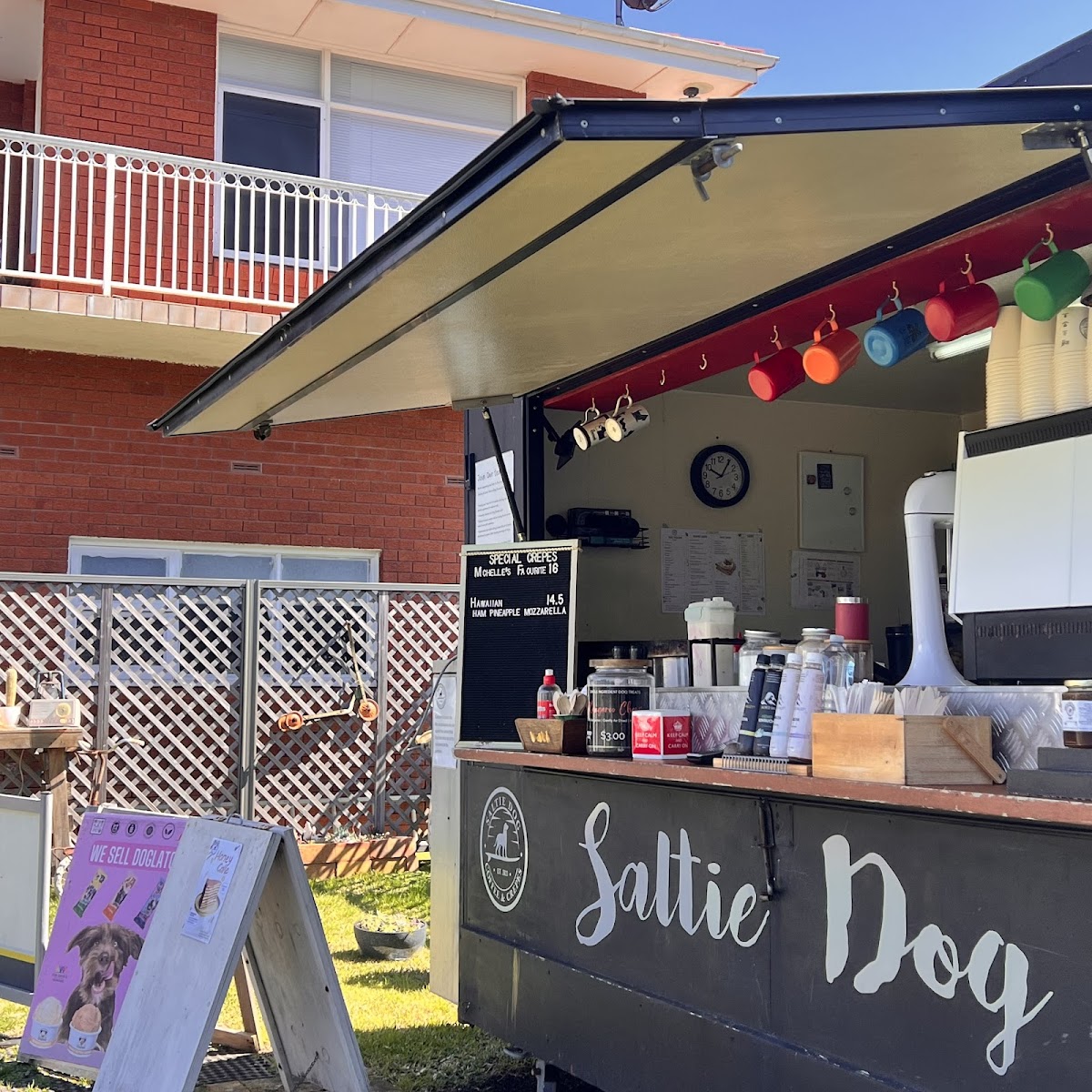 Saltie Dog - Coffee & Crepes
