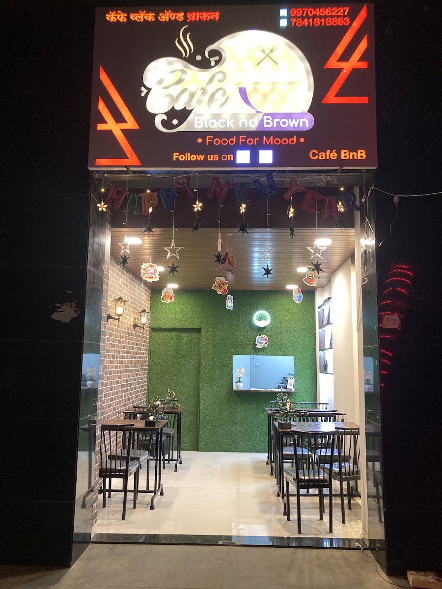 Cafe Black And Brown