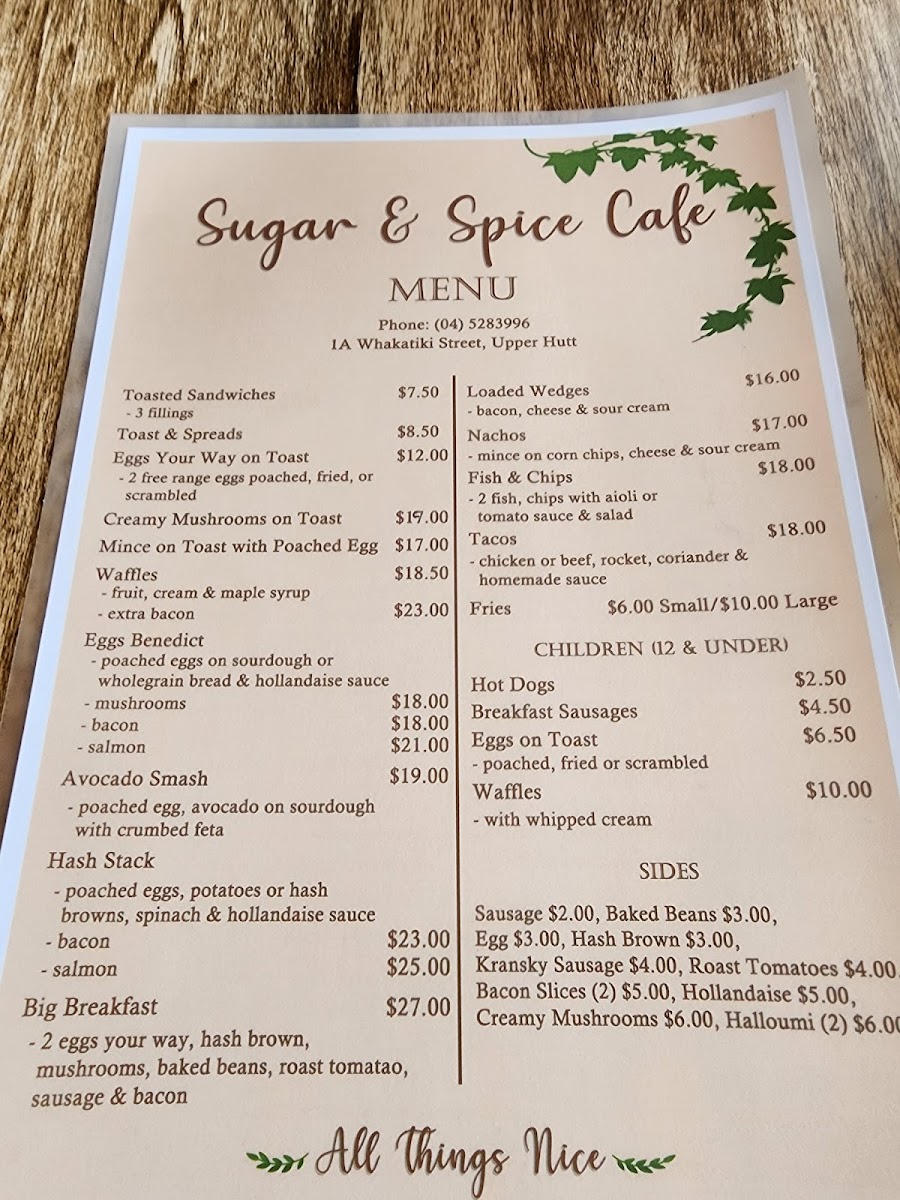 Sugar & Spice Cafe Upper Hutt - 1