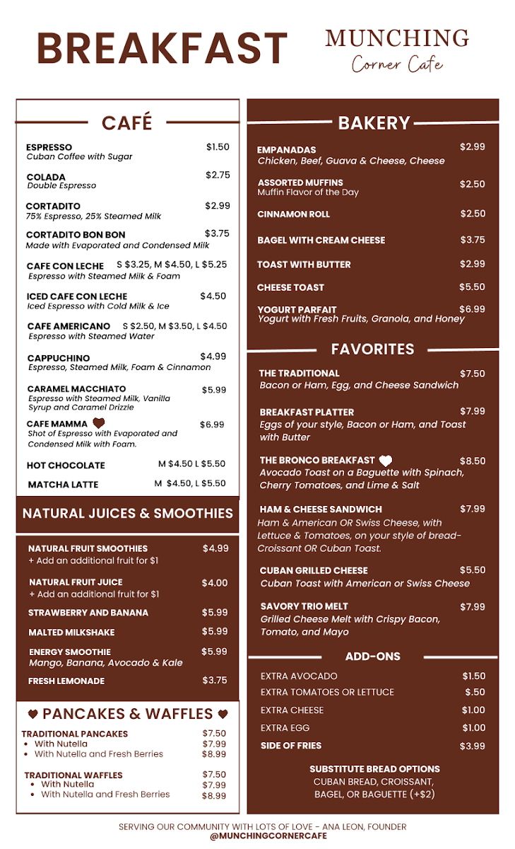 Munching Corner Cafe by Greenway Ford - 1