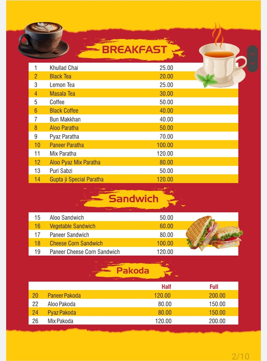 Cafe wale gupta ji since 2022 - 5