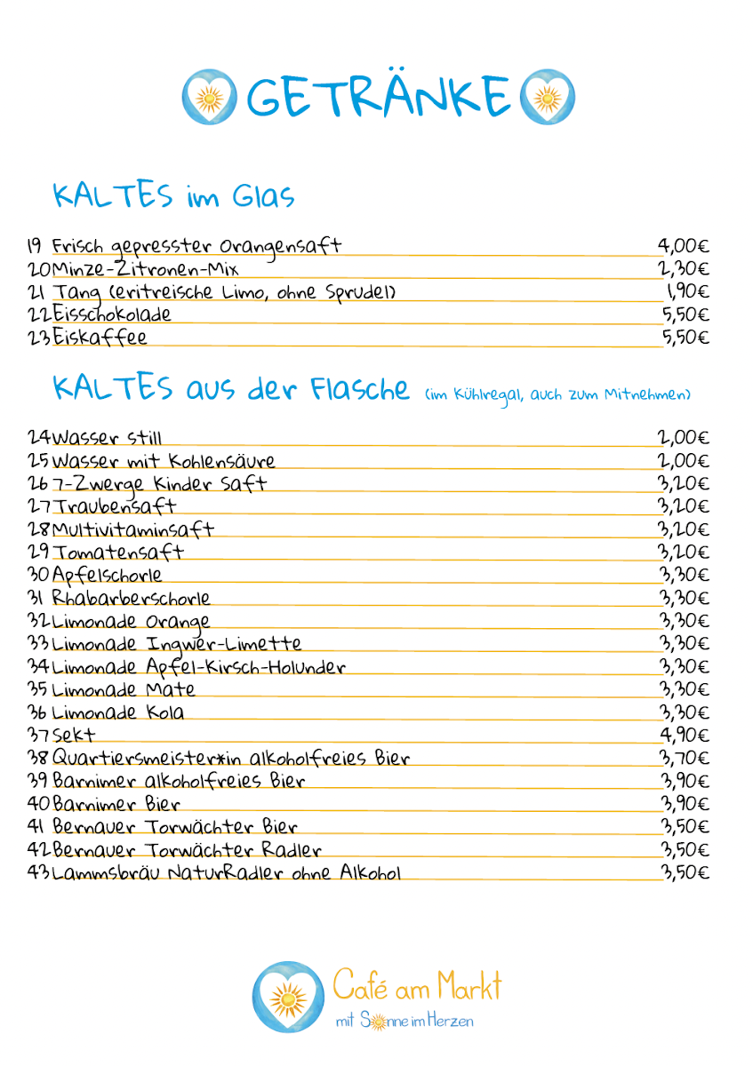 Café am Markt - Mit Sonne im Herzen - 1