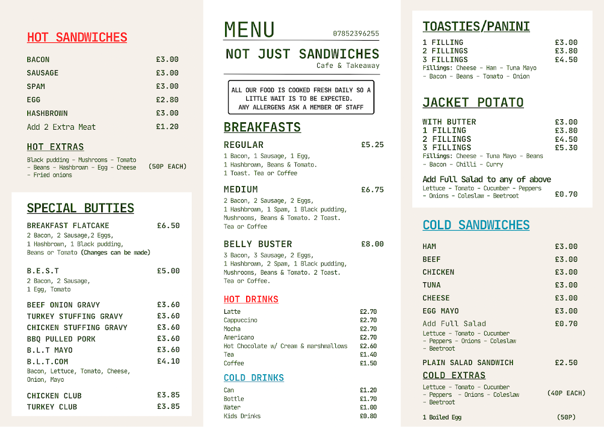 Not Just Sandwiches, Wyke - 2