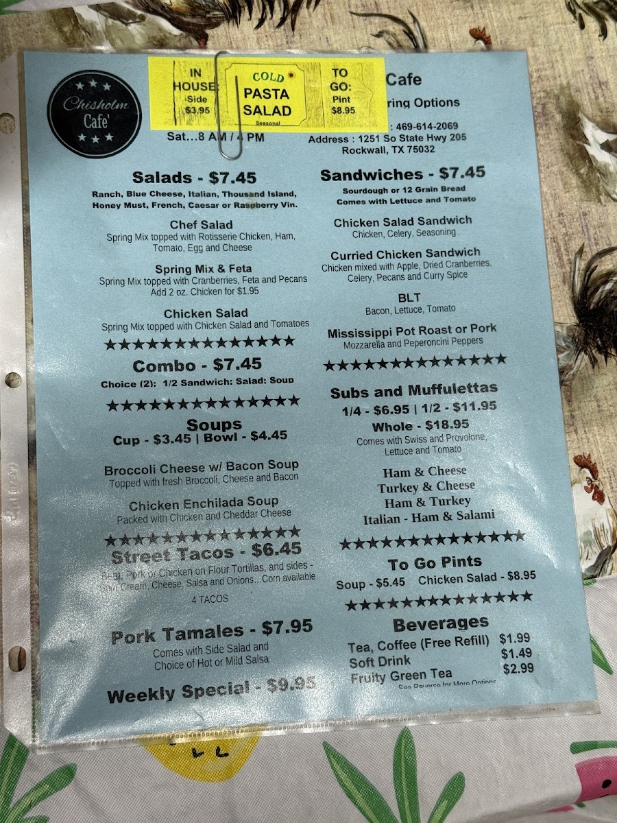 Chisholm Country Store & Cafe - 1