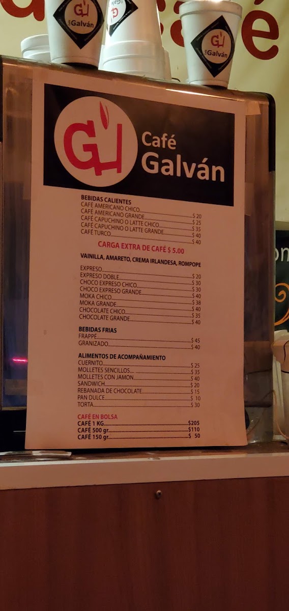 Café Galván. Expendido De Café - 1
