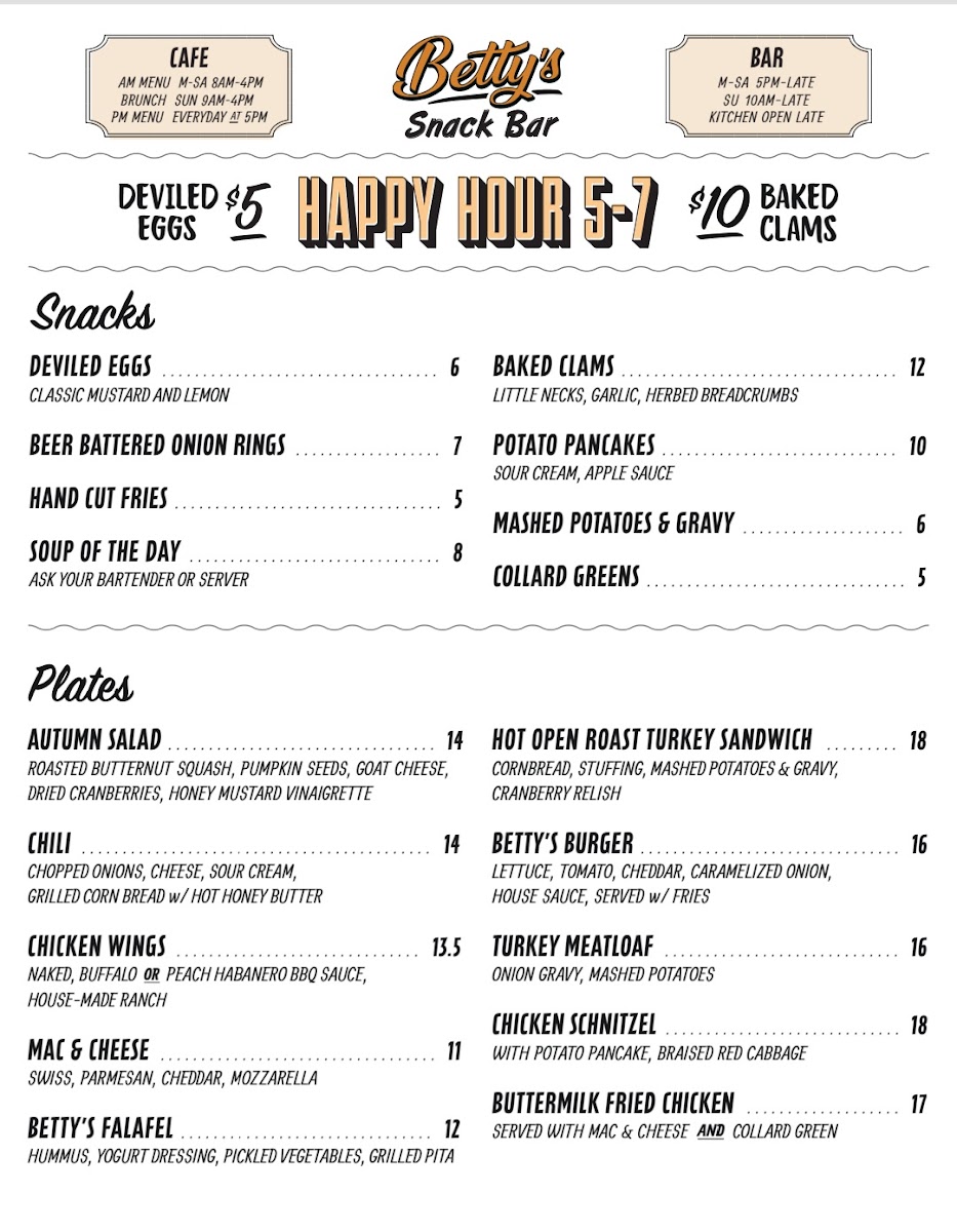 Betty's Snack Bar - 3