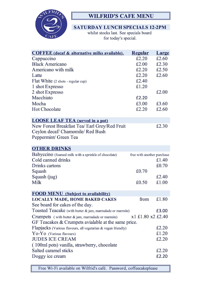 Wilfrid's Café - 1