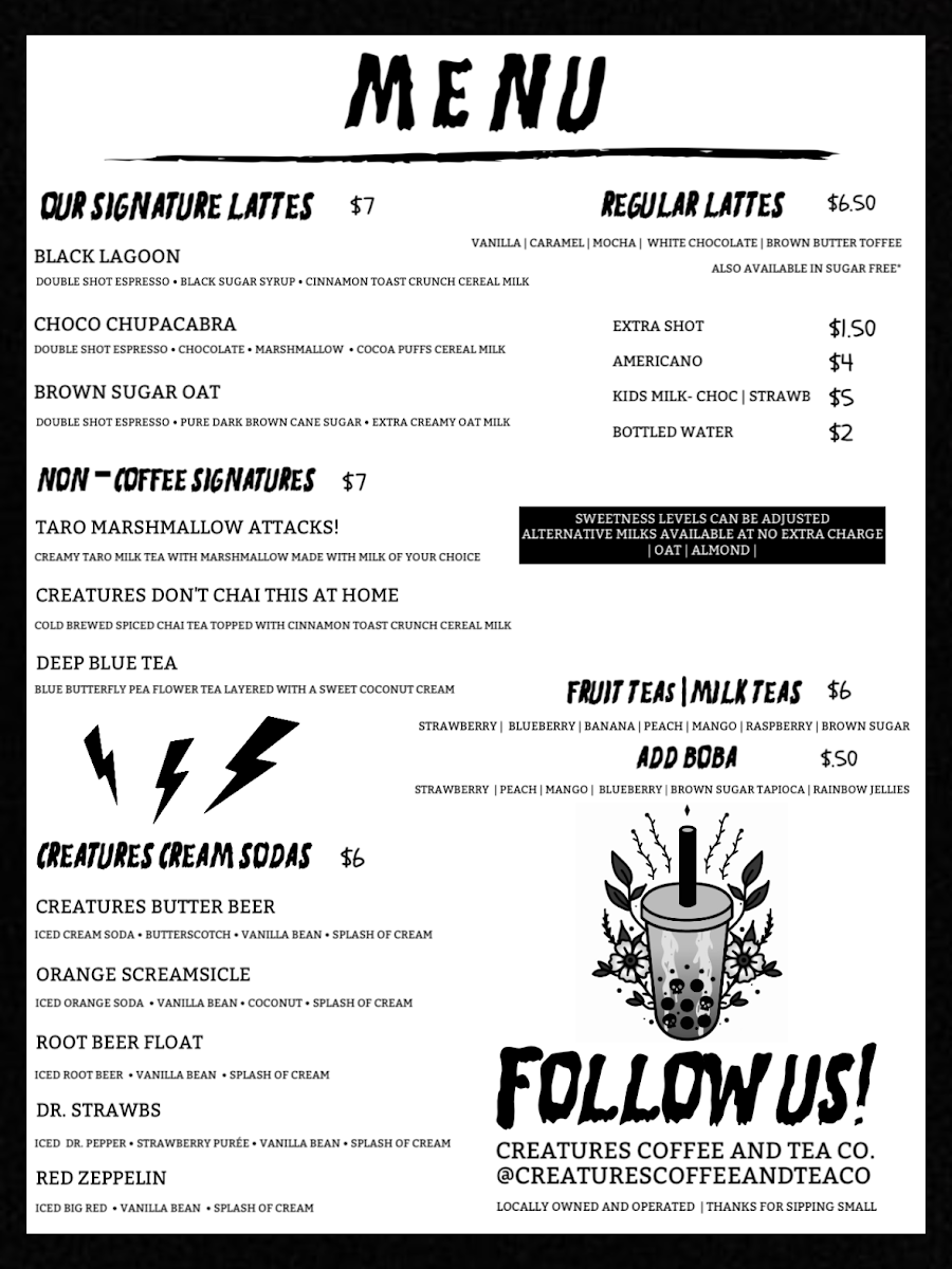 Creatures Coffee & Tea Co. - 1