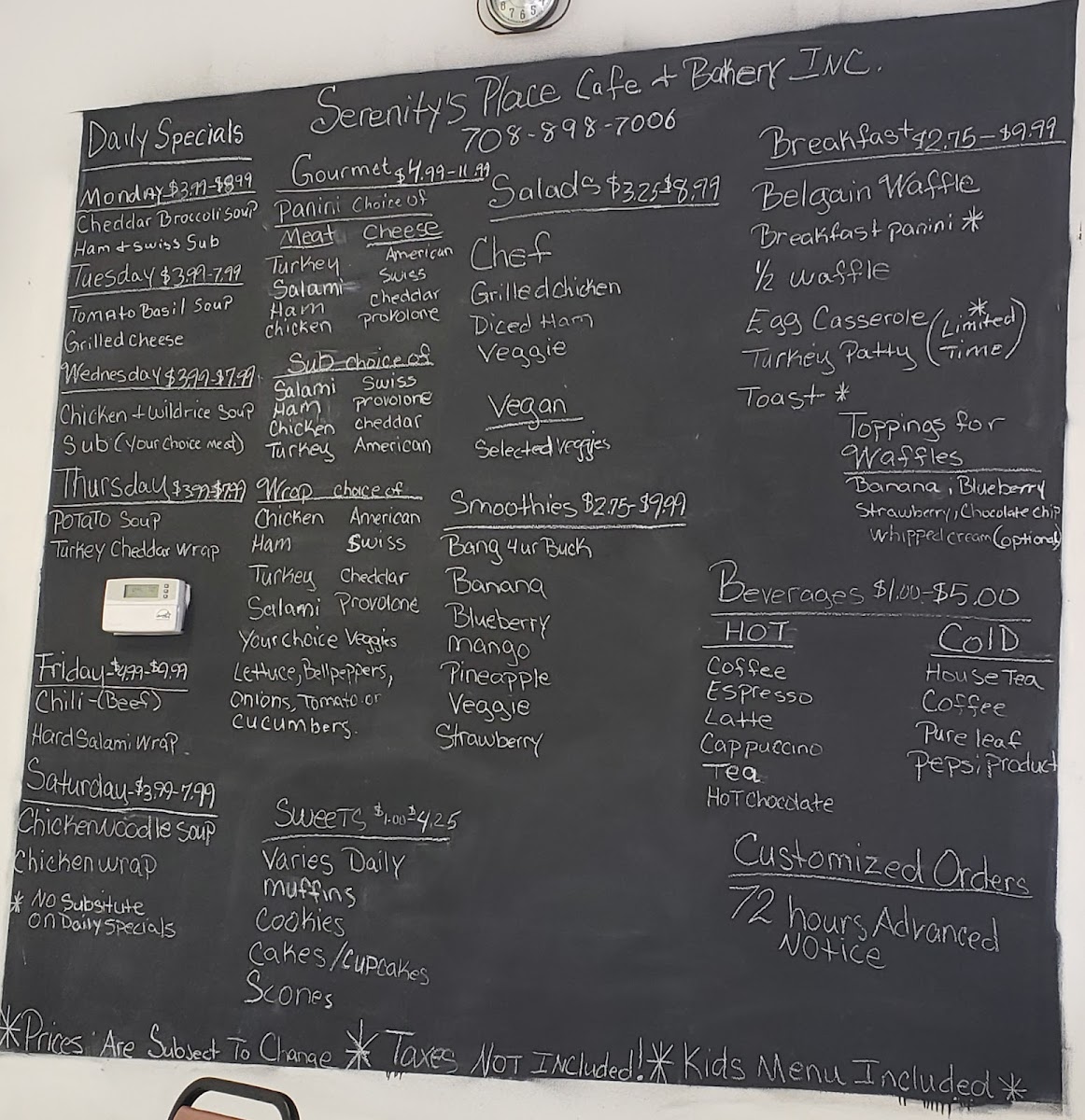 Serenity's Place Cafe & Bakery INC. - 7