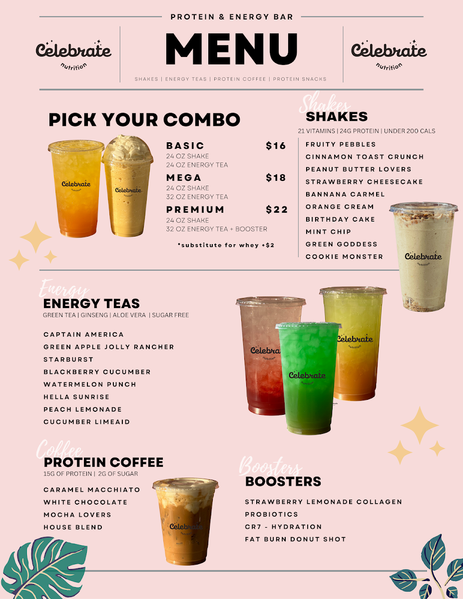 Celebrate Nutrition - Smoothies, Protein Donuts & Energy Teas - 2