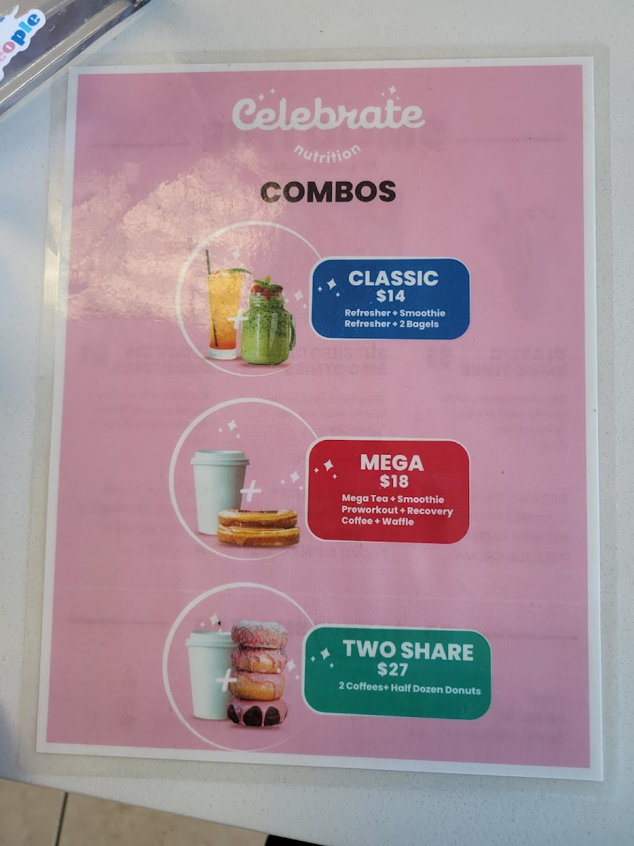 Celebrate Nutrition - Smoothies, Protein Donuts & Energy Teas - 6