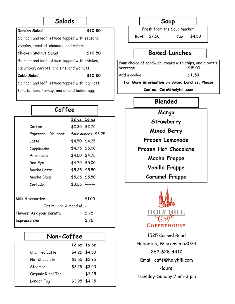 Holy Hill Cafe - 2