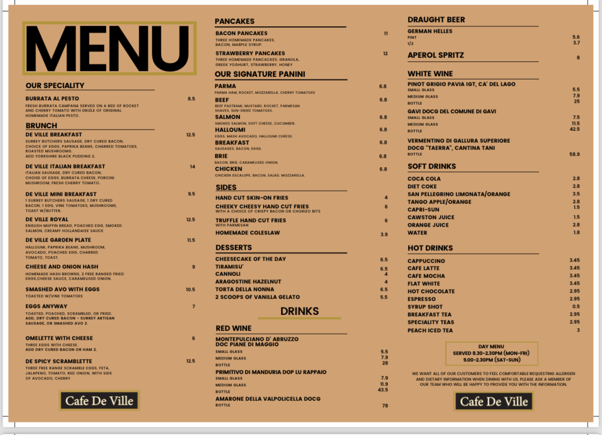 Cafe De Ville - 1