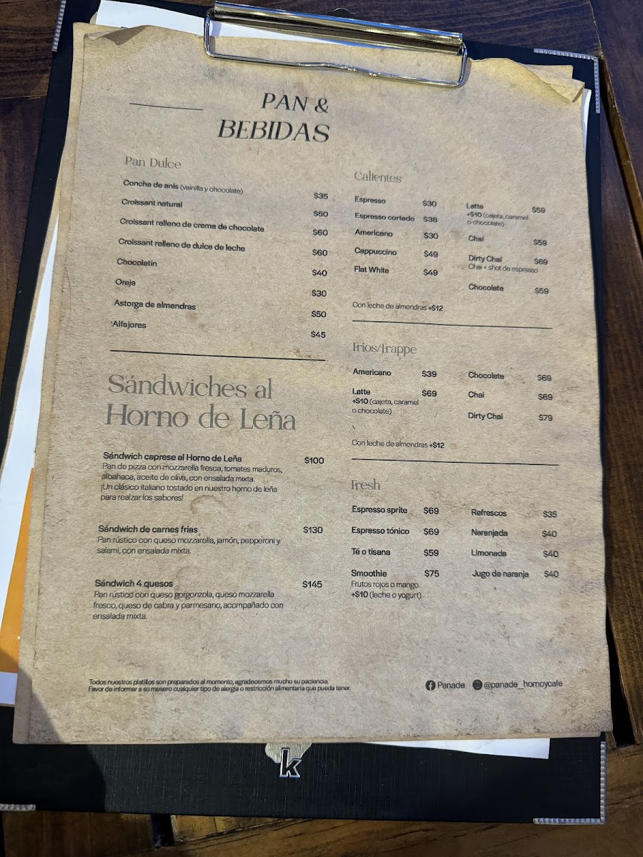 Panade horno y café - 1