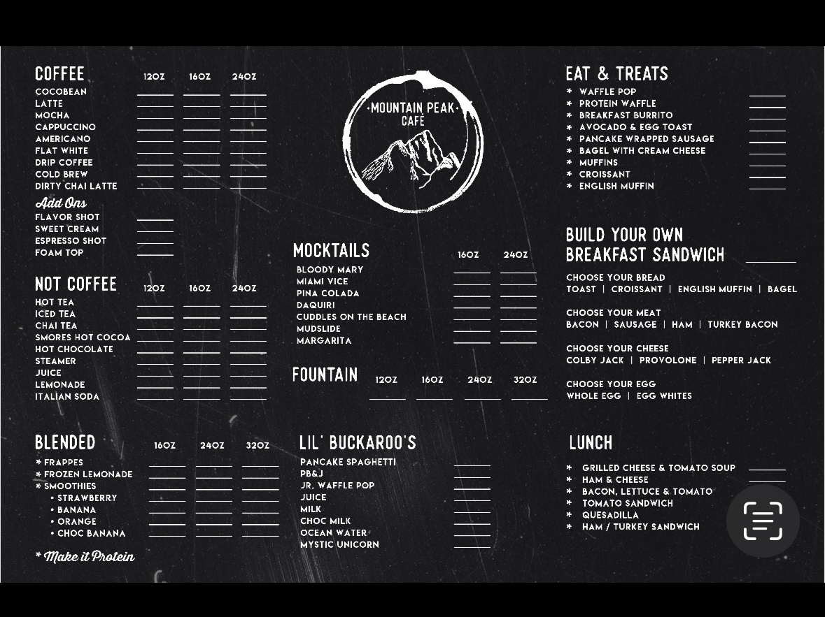 Mountain Peak Cafe - 1