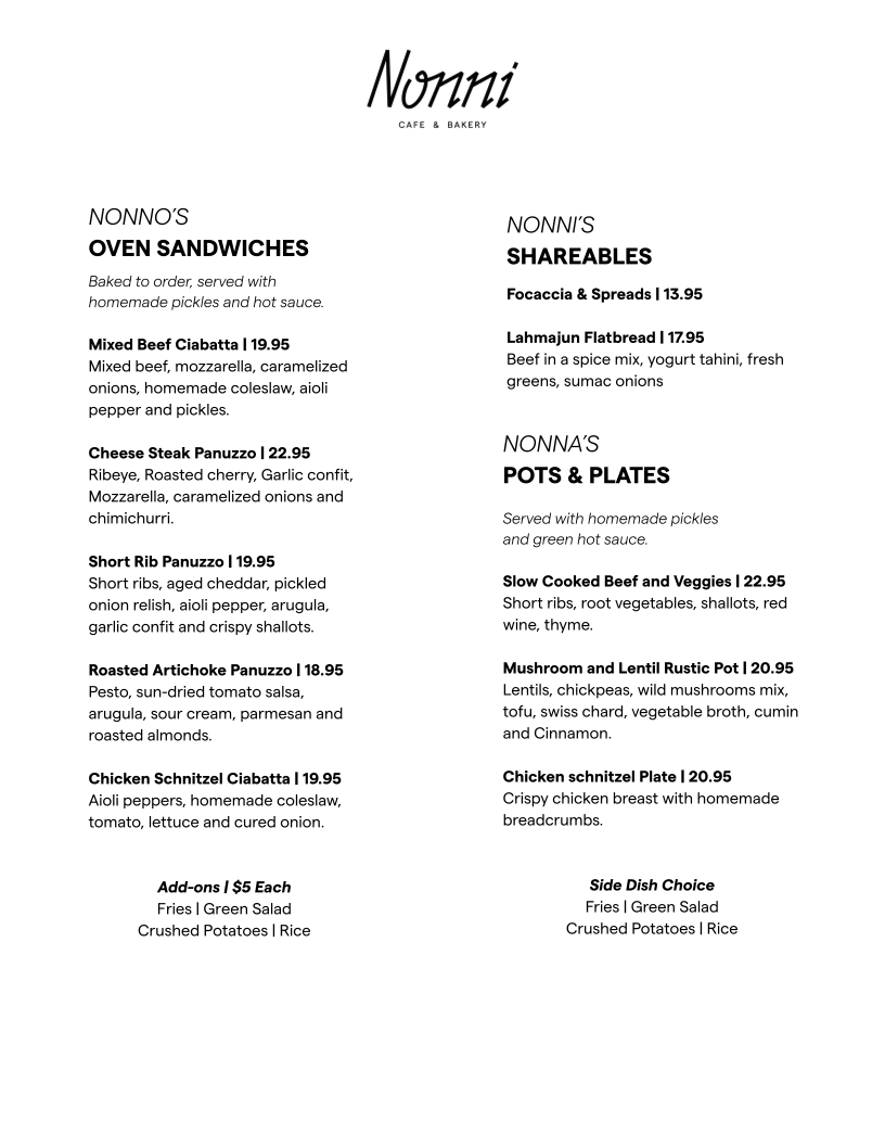 Nonni Cafe & Bakery - 1