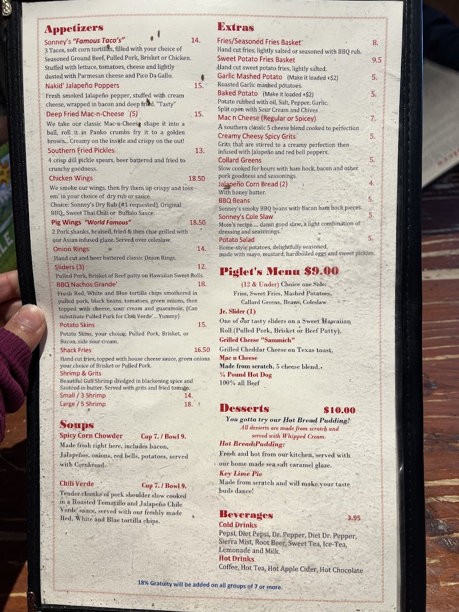 Sonney's BBQ Shack Bar & Grill - 1