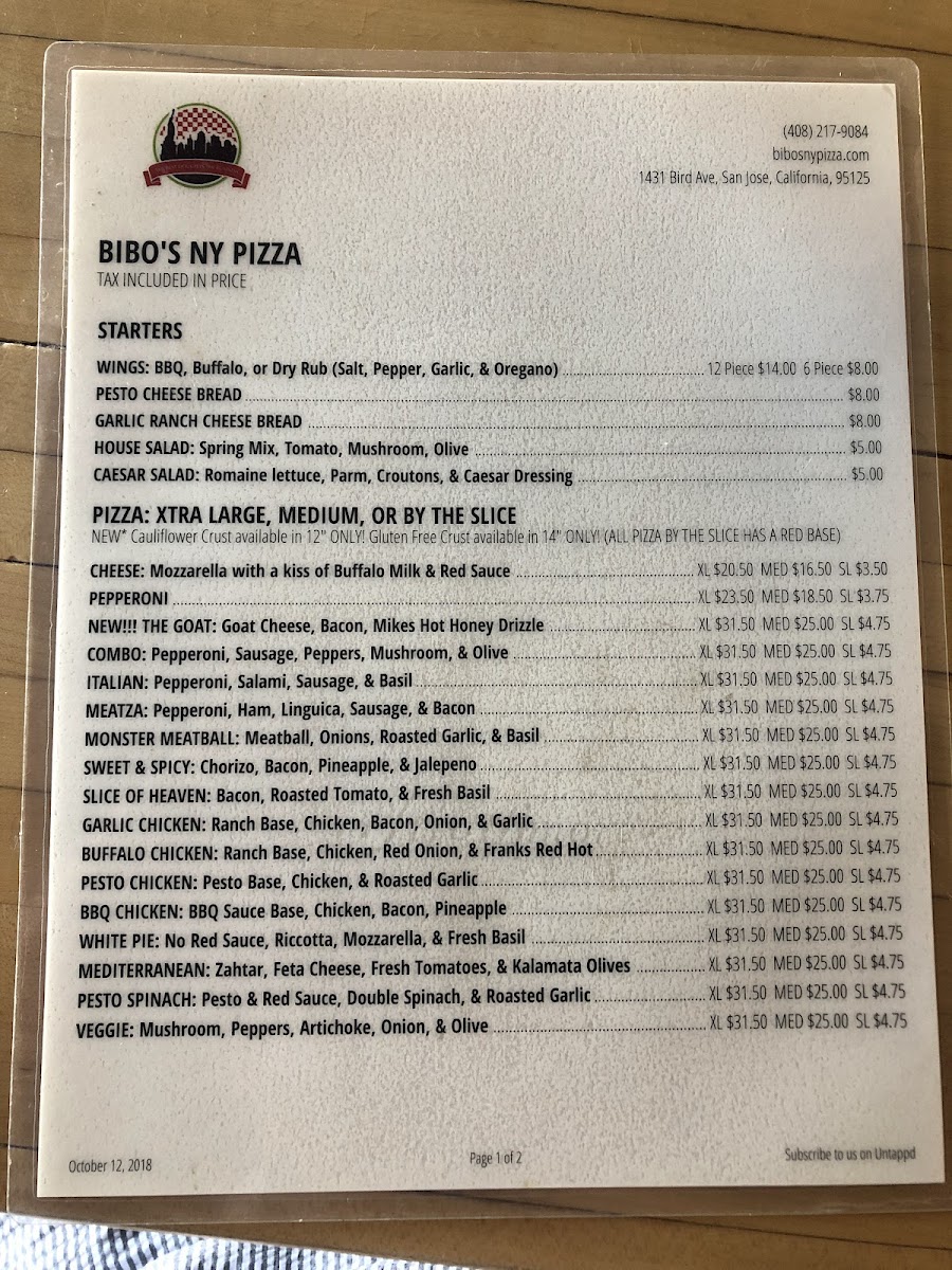 Bibo's NY Pizza - 8