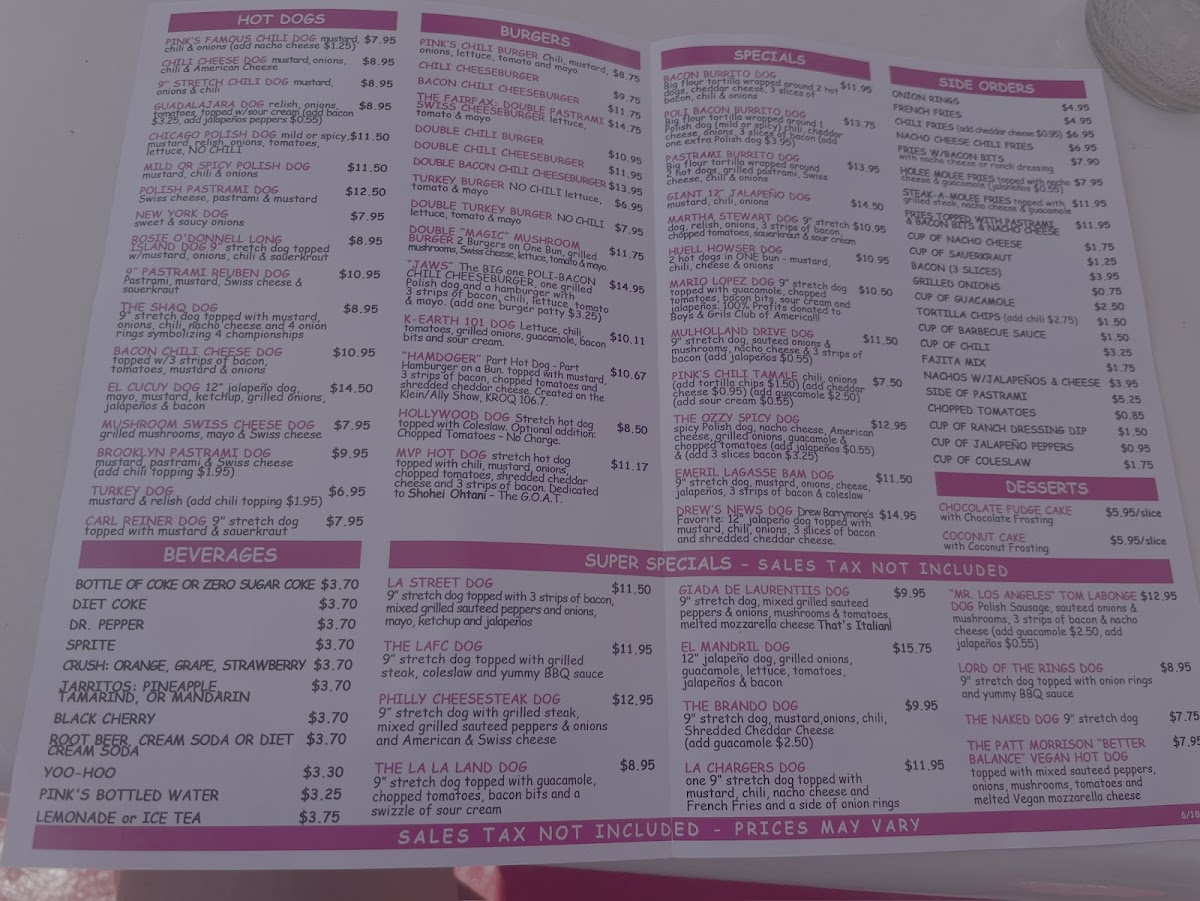 Pink's Hot Dogs - 10