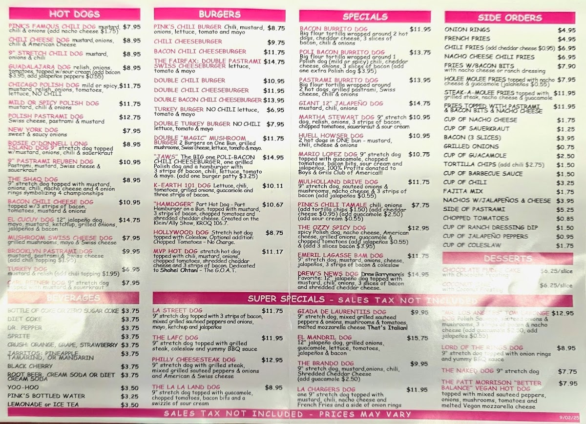 Pink's Hot Dogs - 2