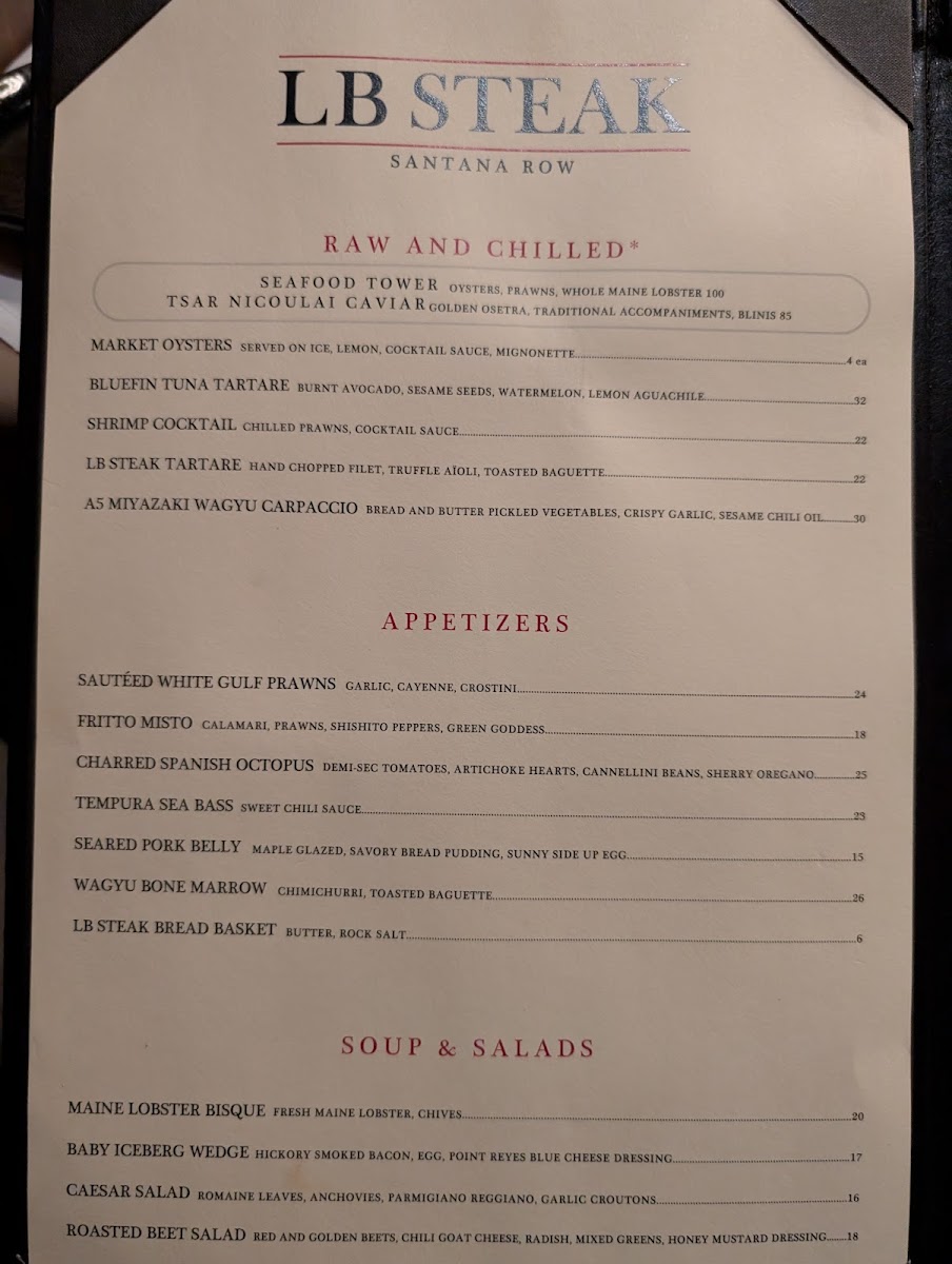 L.B. Steak - Santana Row - 6