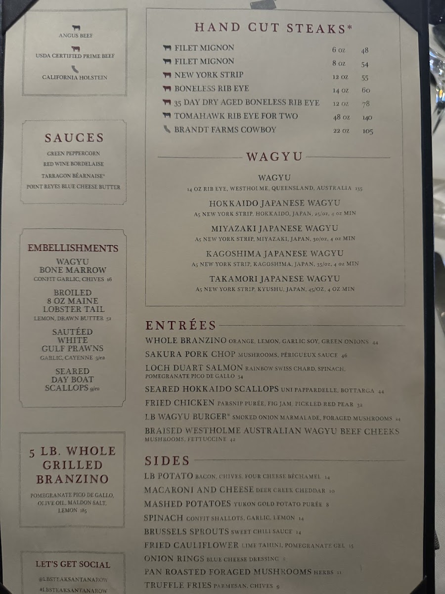 L.B. Steak - Santana Row - 9