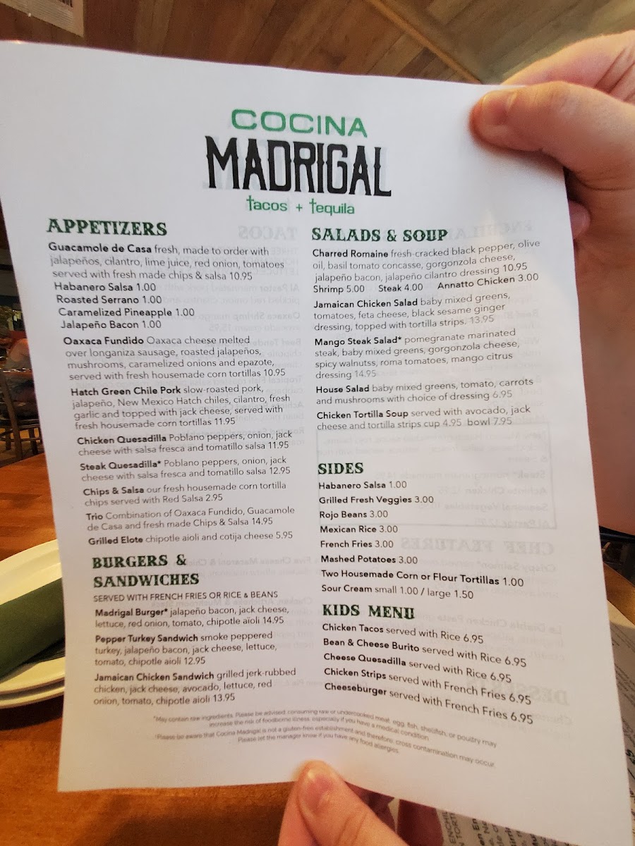 Cocina Madrigal Tacos Tequila - 7