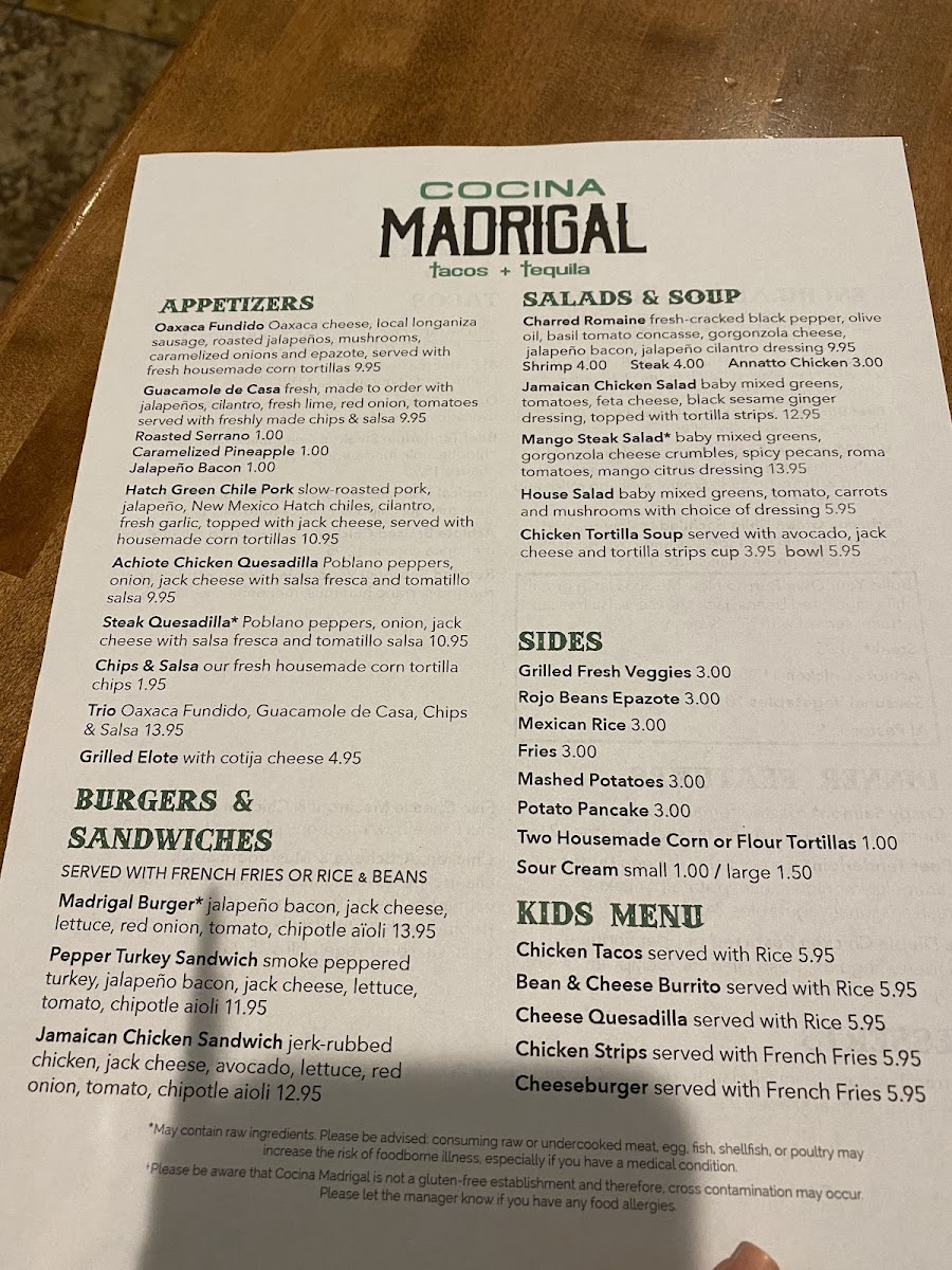 Cocina Madrigal Tacos Tequila - 9