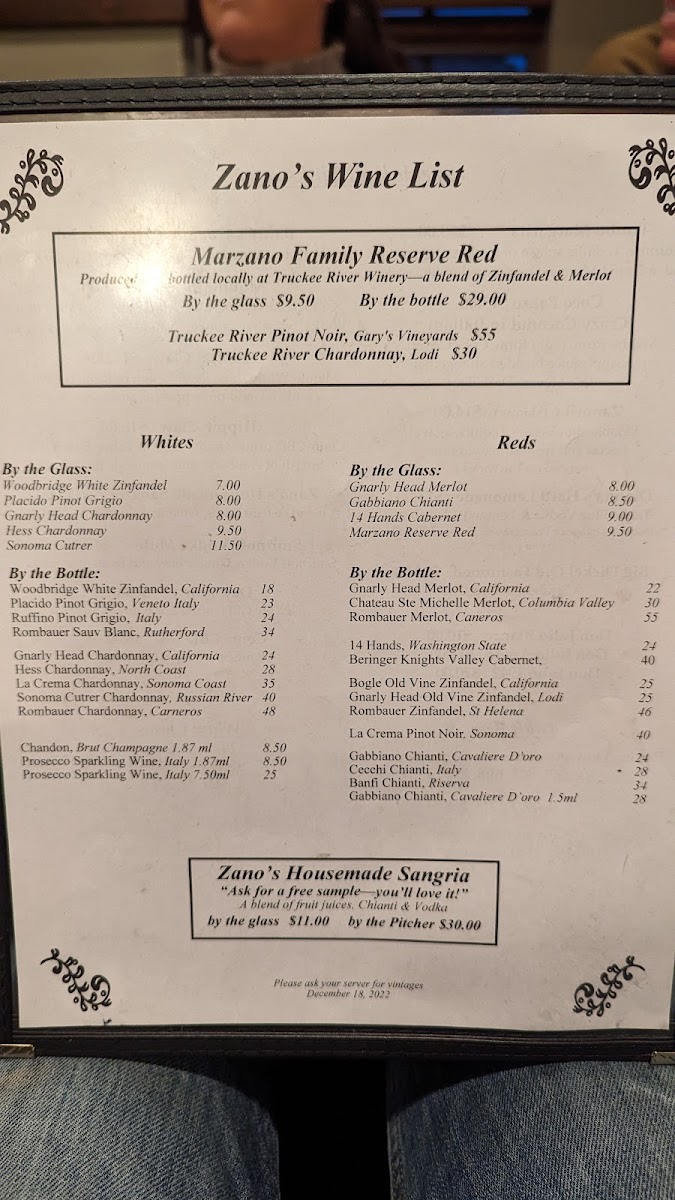 Zano's Family Italian & Pizzeria - 1