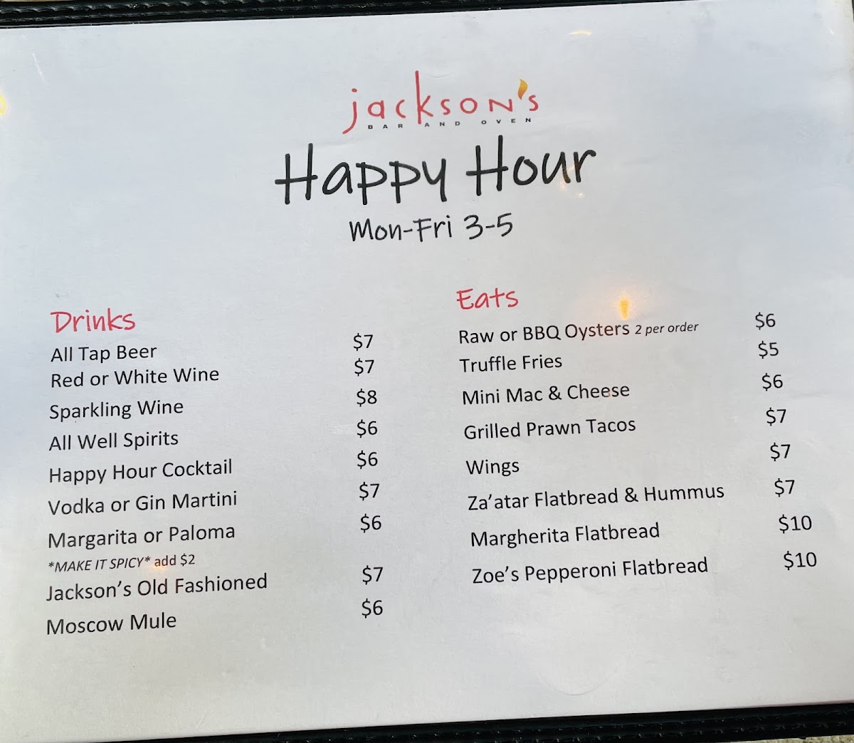 Jackson's Bar and Oven - 6