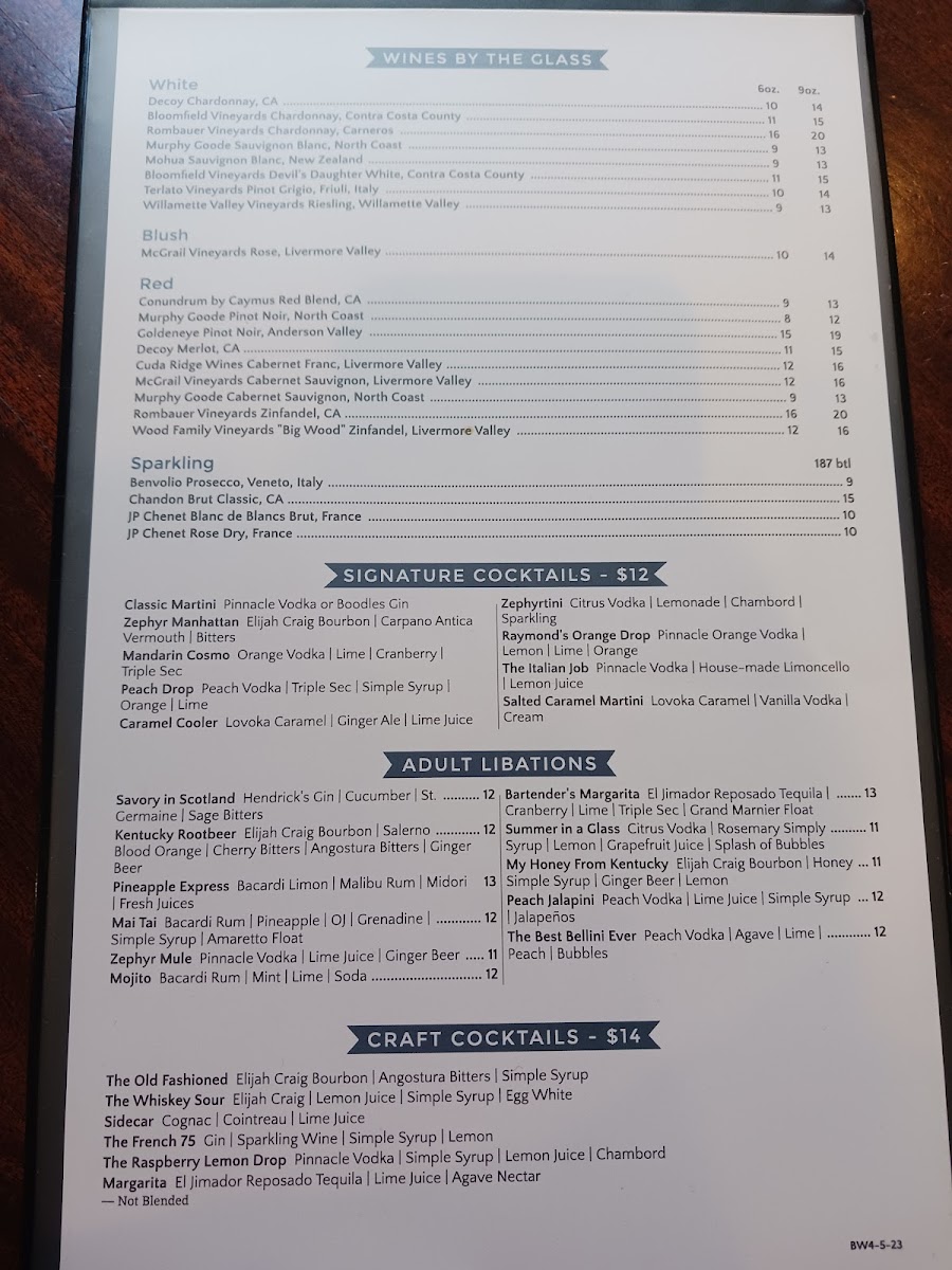 Zephyr Grill & Bar - 5