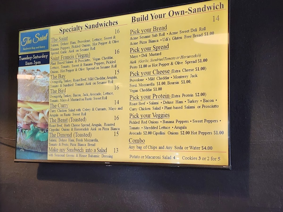 The Saint Sandwich Shop - 3