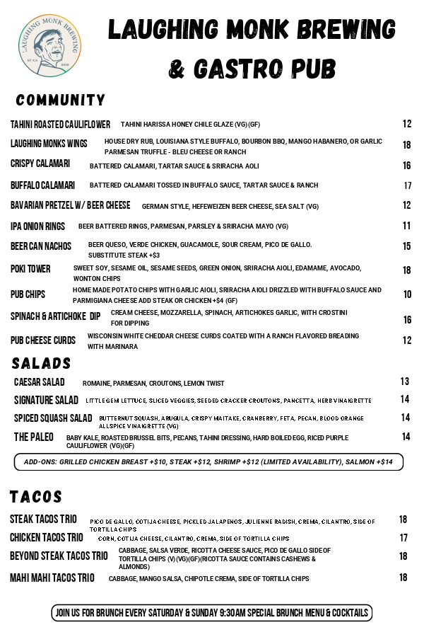 Laughing Monk Brewing and Gastropub - 1