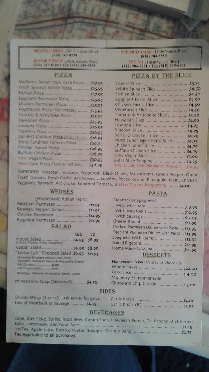 Mulberry Street Pizzeria - 6