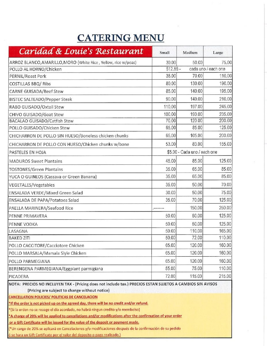 Caridad & Louie's Restaurant - 3
