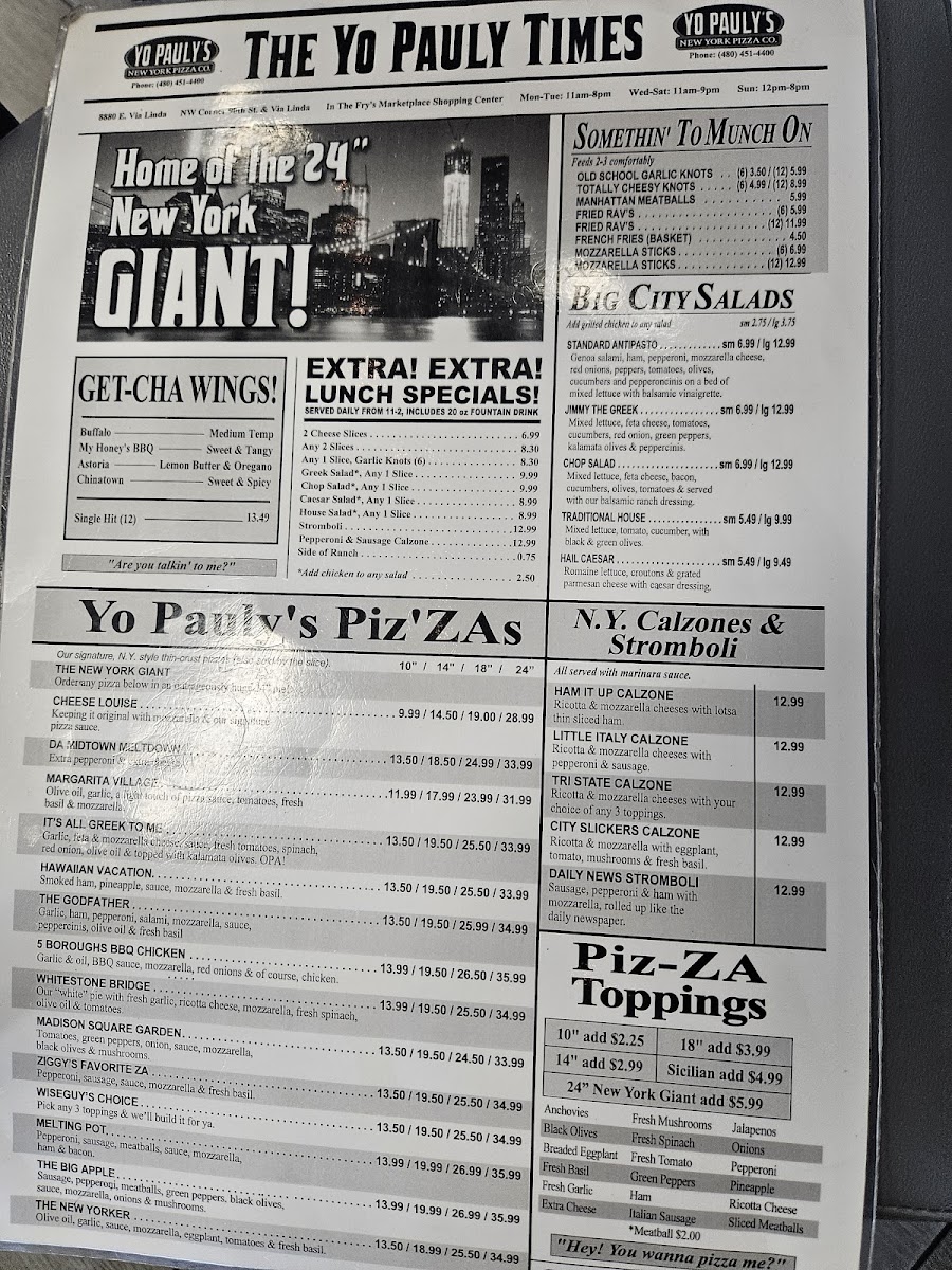 Yo Pauly's New York Pizza Co - 2