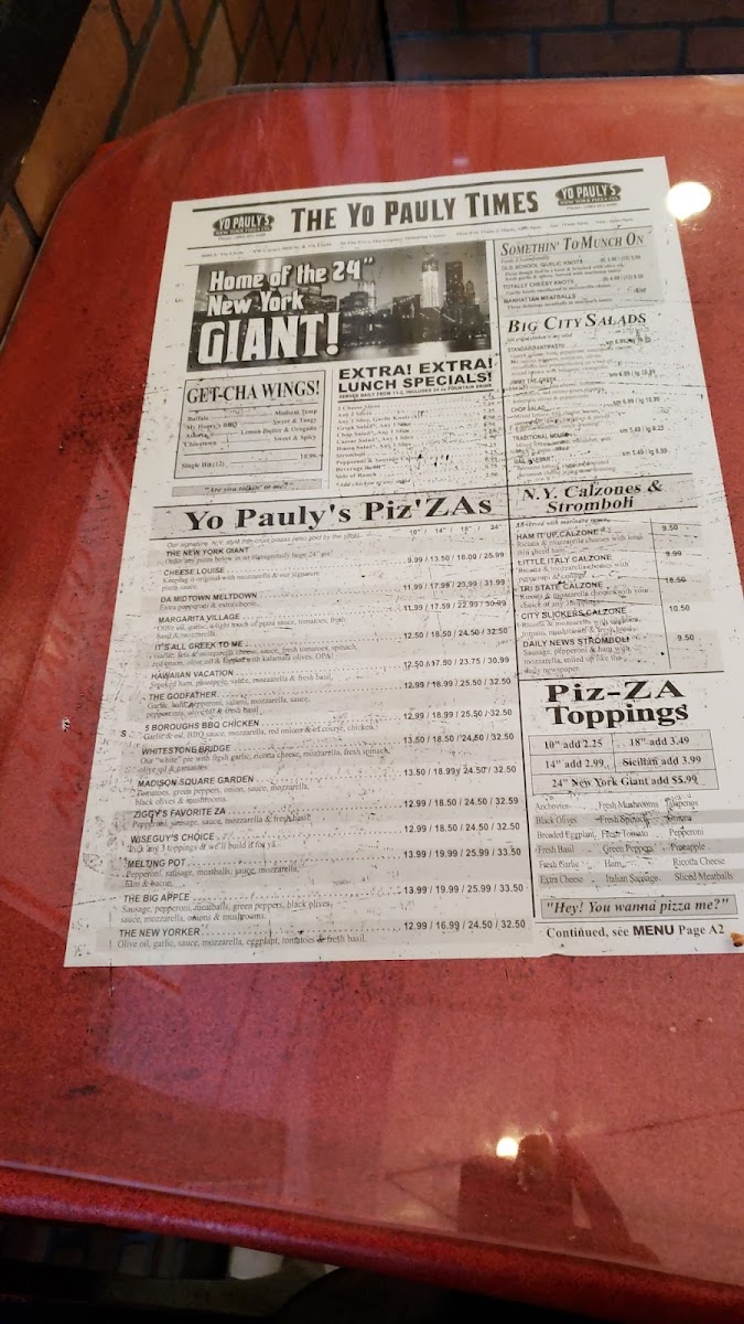 Yo Pauly's New York Pizza Co - 4