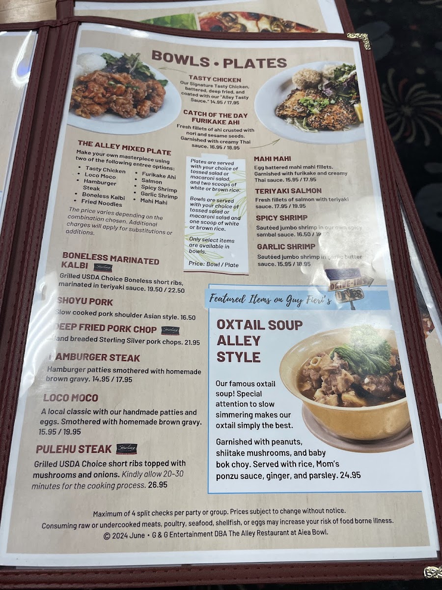 The Alley Restaurant at Aiea Bowl - 6