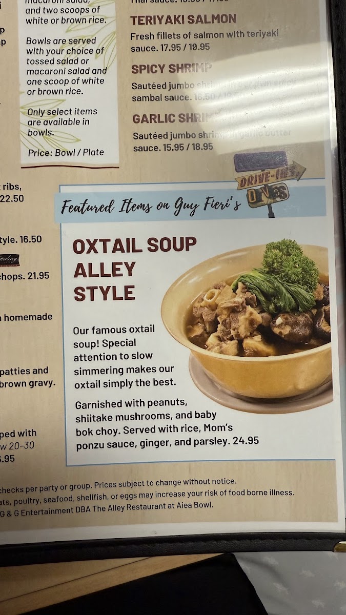 The Alley Restaurant at Aiea Bowl - 7
