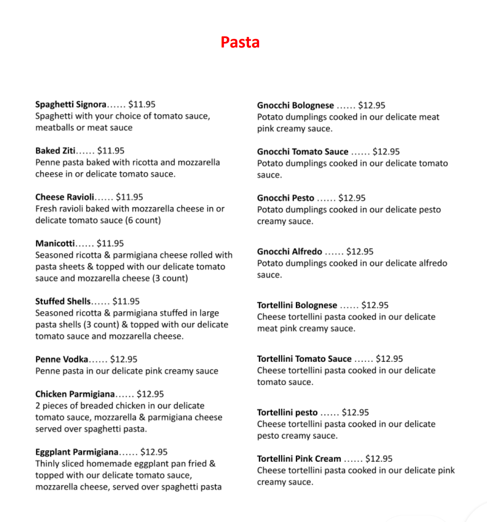 Pasta Mista Towson - 2