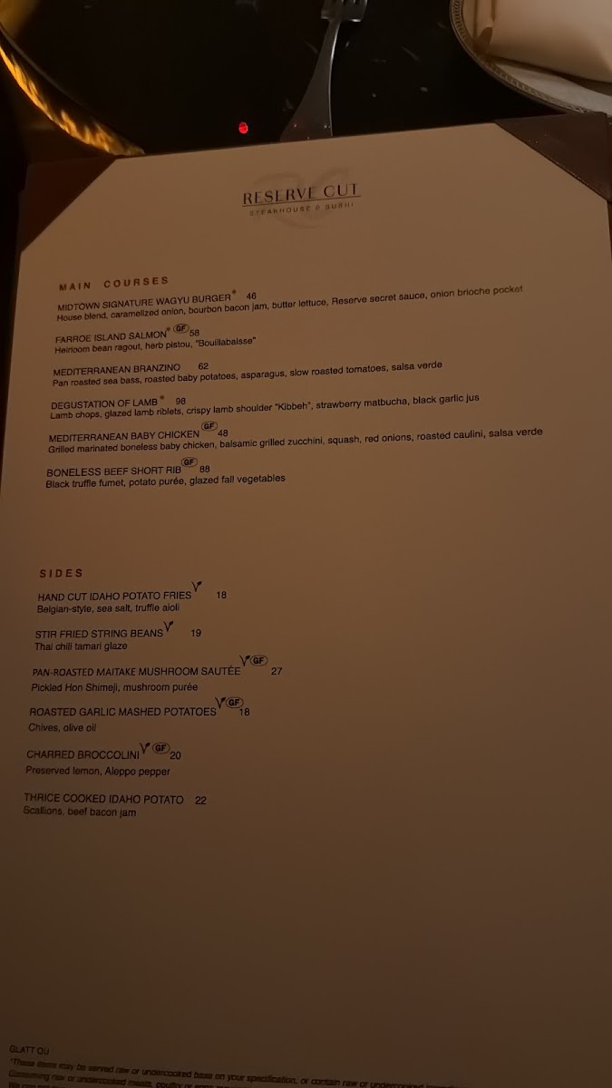 Reserve Cut - 10