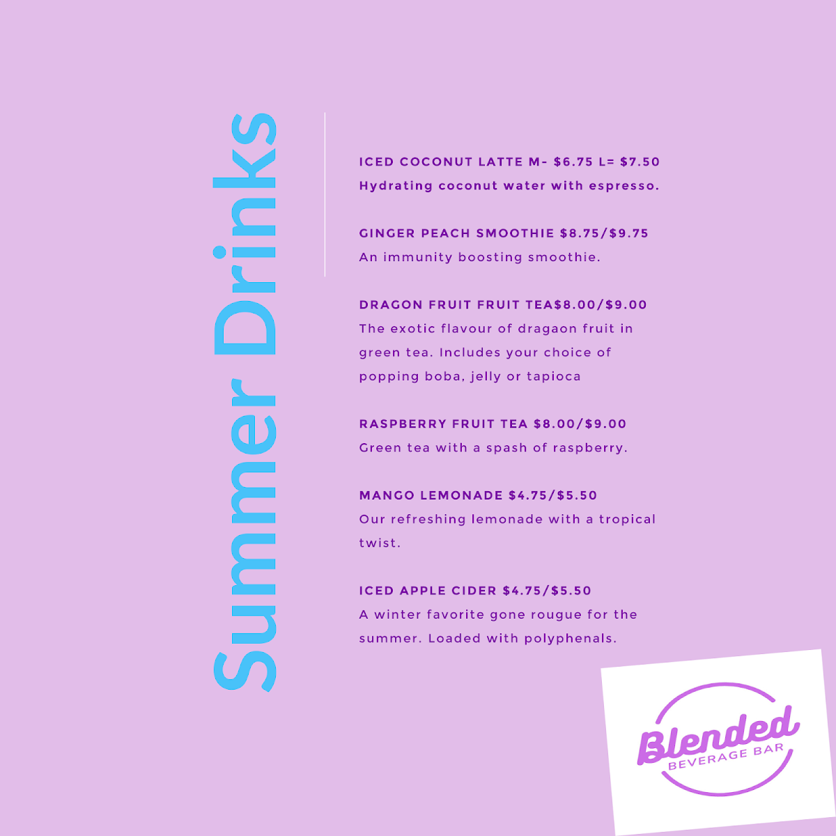 Blended Beverage Bar - 3